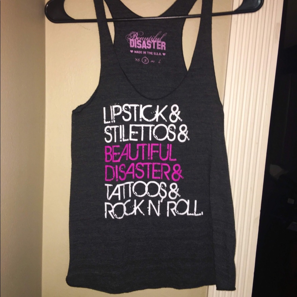 Beautiful disaster tank